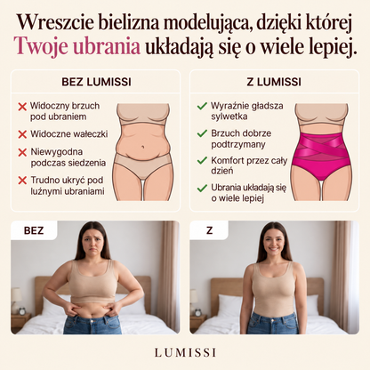 Lumissi - bezszwowe majtki modelujące