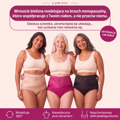 Lumissi - bezszwowe majtki modelujące
